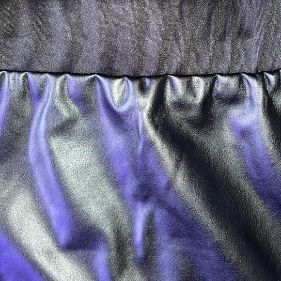 Faux Leather Pencil Skirt - Picture 3 of 9